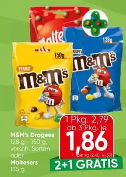 Eurospar m&m‘s Dragees Angebot