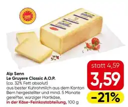 Eurospar Alp Senn Le Gruyere Classic A.O.P Angebot