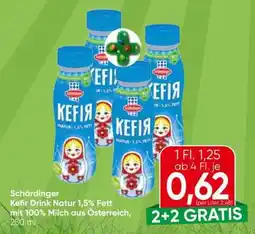 Eurospar Schärdinger Kefir Drink Natur 1,5% Fett Angebot