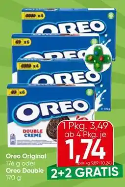 Eurospar Oreo Original 176 g oder Oreo Double 170 g Angebot