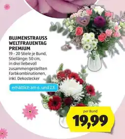 Hofer BLUMENSTRAUSS WELTFRAUENTAG „PREMIUM“ Angebot