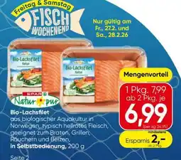 Eurospar Bio Lachsfilet Angebot