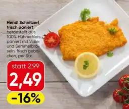 Eurospar Hendl Schnitzerl frisch paniert Angebot