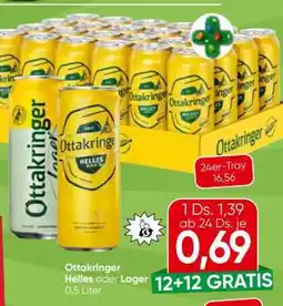 Eurospar Ottakringer Helles oder Lager Angebot
