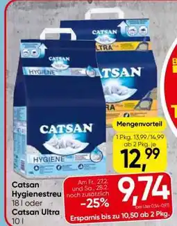 Eurospar Catsan Hygienestreu Angebot
