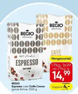 Eurospar REGIO Espresso oder Caffè Crema Angebot