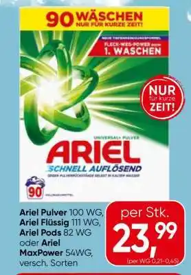 Eurospar Ariel Pulver Angebot
