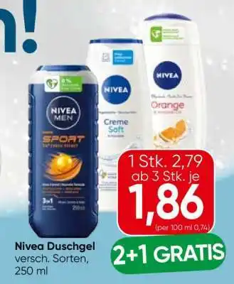 Eurospar Nivea Duschgel Angebot