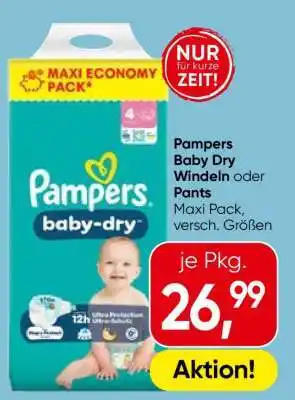Pampers Baby Dry Windeln oder Pants