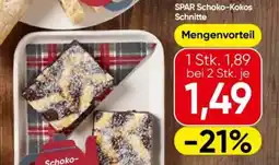Interspar SPAR Schoko Kokos Schnitte Angebot