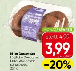 Interspar Milka donuts 4er Angebot