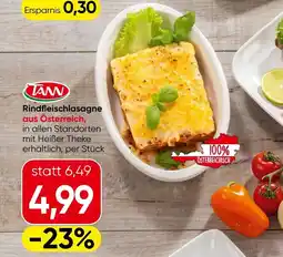 Eurospar Rindfleischlasagne Angebot