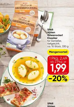 Eurospar Spar hütten griessnockerl klassiker Angebot