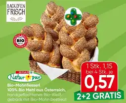 Eurospar Bio mohnflesserl 100% bio mehl aus österreich Angebot
