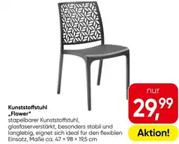 Eurospar Kunststoffstuhl flower Angebot
