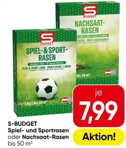 Eurospar S budget spiel und sportrasen oder nachsaat rasen Angebot