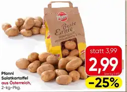 Eurospar Pfanni salatkartoffel Angebot