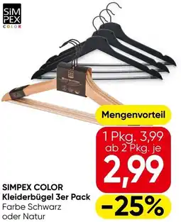 Eurospar Simpex color kleiderbügel Angebot
