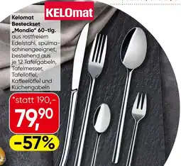 Eurospar Kelomat besteckset mondio 60-tlg Angebot