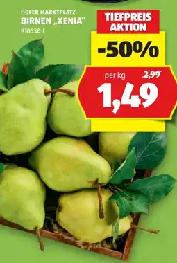 Hofer Birnen xenia Angebot