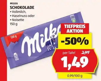Milka schokolade