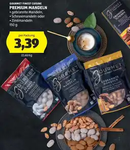 Hofer Gourmet finest cuisine premium mandeln Angebot