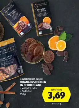 Hofer Orangenscheiben in schokolade Angebot