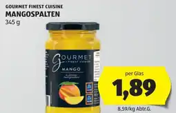 Hofer Mangospalten Angebot