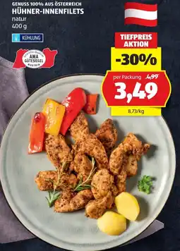 Hofer Hühner innenfilets Angebot
