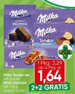 Spar Milka Tender 4er Angebot