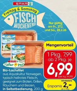 Spar Bio-Lachsfilet Angebot