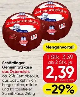 Spar Schärdinger Geheimratskäse Angebot