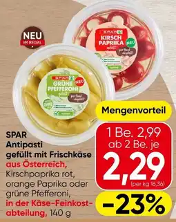 Spar SPAR Antipasti gefüllt mit Frischkäse Angebot