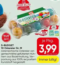 Spar S-BUDGET 10 Ostereier Gr. M Angebot