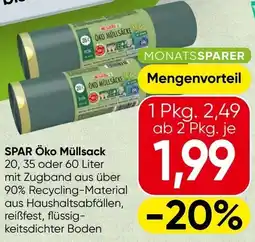 Spar SPAR Öko Müllsack Angebot