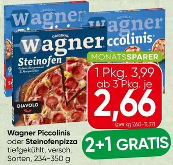 Spar Wagner Piccolinis oder Steinofenpizza Angebot