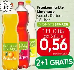 Spar Frankenmarkter Limonade Angebot