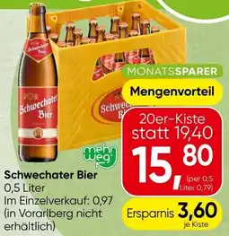 Spar Schwechater Bier Angebot