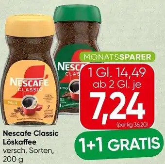 Nescafe Classic Löskaffee