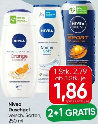 Spar Nivea Duschgel Angebot