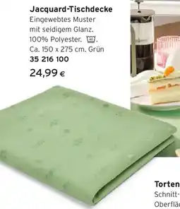 Tchibo Eduscho Jacquard Tischdecke Angebot