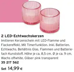 Tchibo Eduscho Led echtwachskerzen Angebot