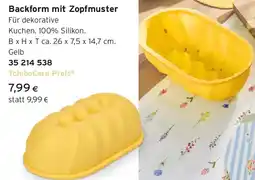 Tchibo Eduscho Backform mit Zopfmuster Angebot
