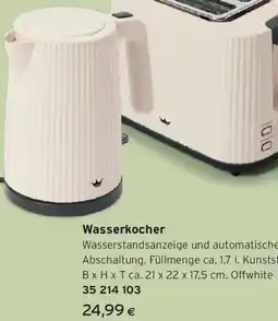 Tchibo Eduscho Wasserkocher Angebot