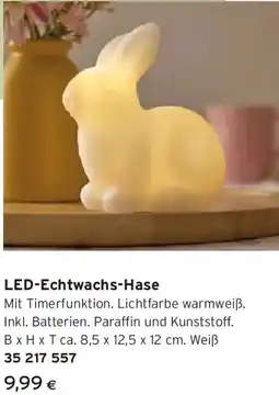 Tchibo Eduscho Led echtwachs hase Angebot