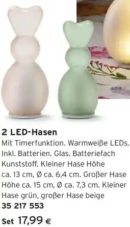 Tchibo Eduscho 2 led hasen Angebot