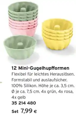 Tchibo Eduscho 12 Mini Gugelhupfformen Angebot