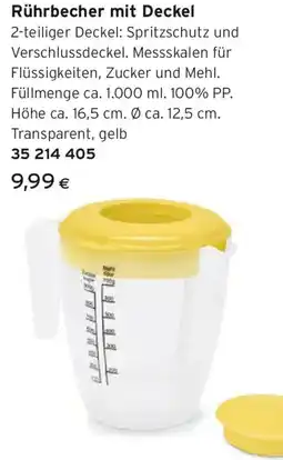 Tchibo Eduscho Rührbecher mit Deckel Angebot