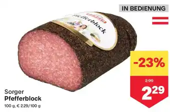 MPreis Sorger Pfefferblock Angebot