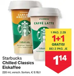 MPreis Starbucks Chilled Classics Eiskaffee Angebot